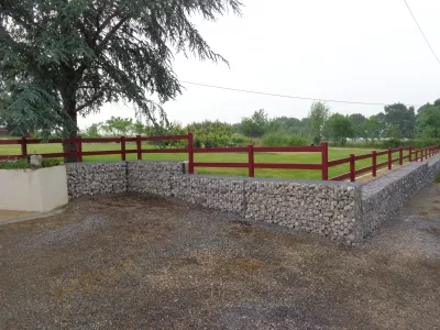 paliers en gabions